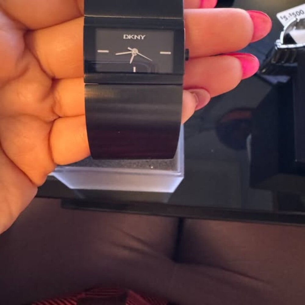 MUST GO - Women's DKNY Black Cuff Watch